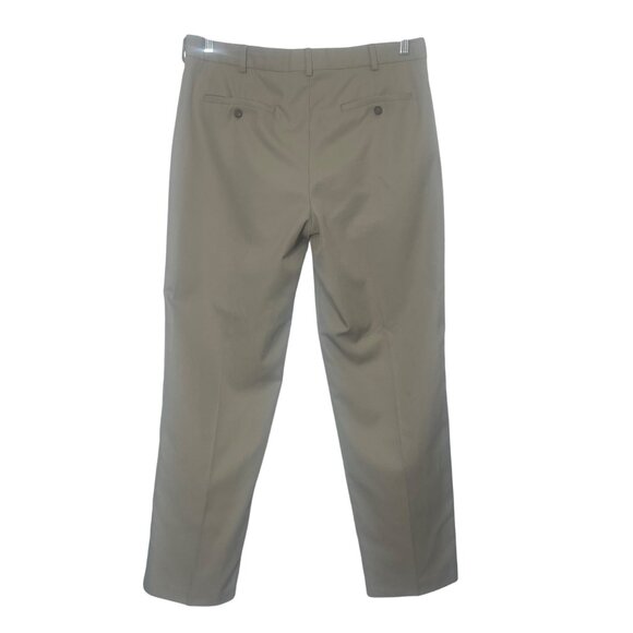 Van Heusen Classic Fit Dress Pants Mens 34 x 32 Tan - Picture 2 of 9